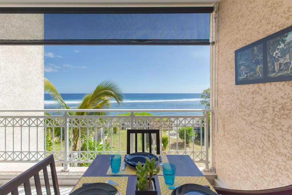 Le Petrel Blanc - Appartement Sur La Plage De La Souris Blanche レ・トロワ・バシン エクステリア 写真