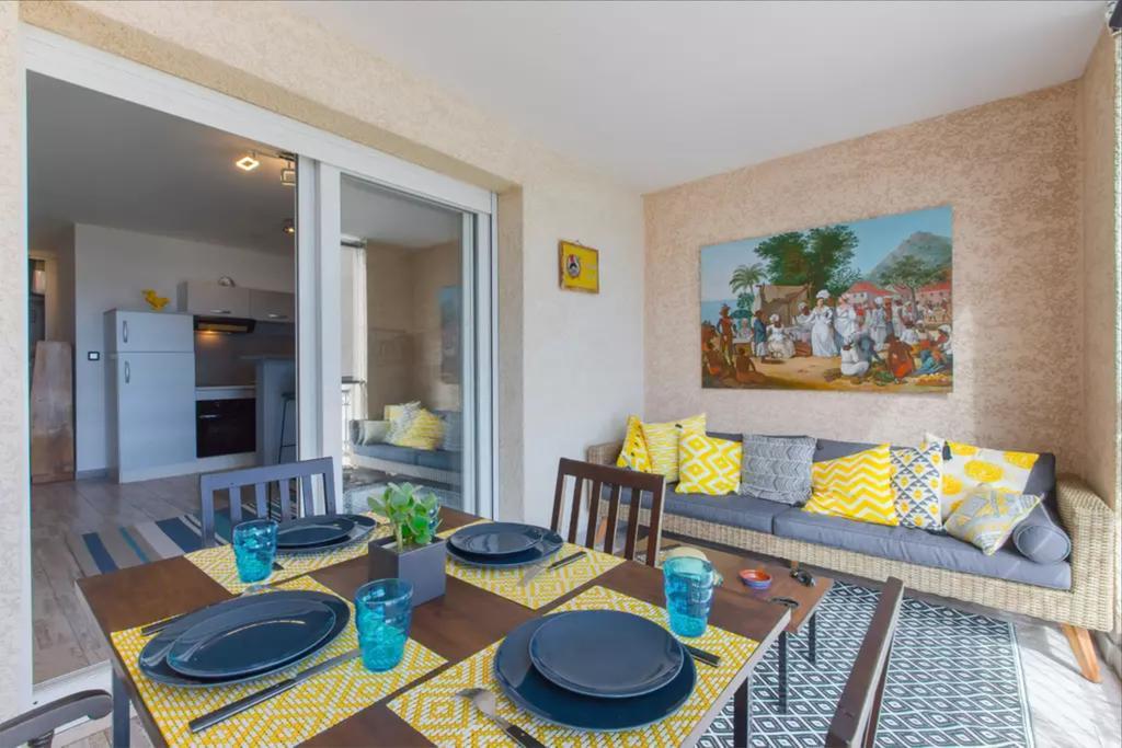 Le Petrel Blanc - Appartement Sur La Plage De La Souris Blanche レ・トロワ・バシン エクステリア 写真